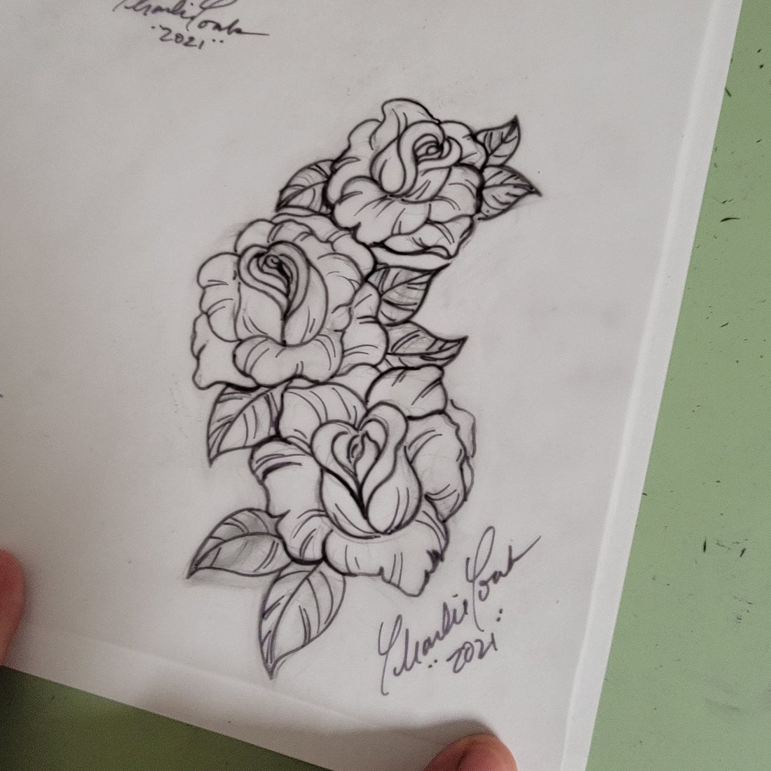 3 Roses Art Timelapse