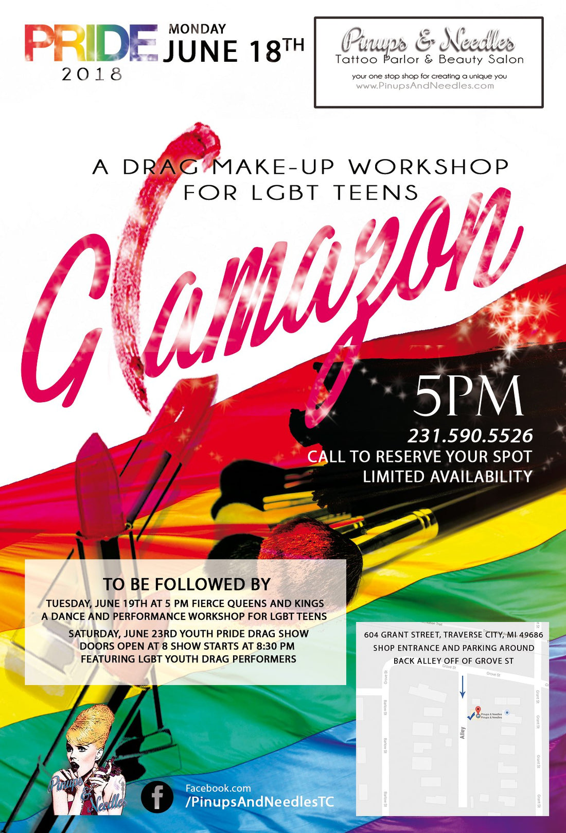 Glamazon! A Drag Make-Up Workshop for LGBT Teens - June 18th