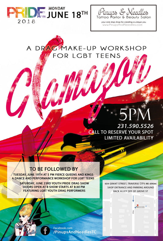 Glamazon! A Drag Make-Up Workshop for LGBT Teens - June 18th