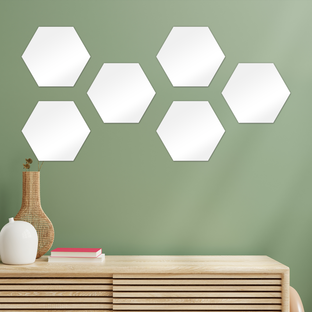 undefined Hexagon Wall Tiles Set of 6