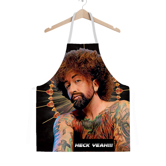 Heck Yeah Classic Sublimation Adult Apron