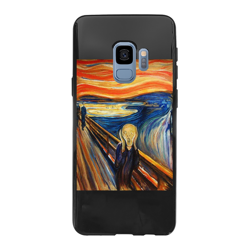 undefined Back Printed Black Soft Phone Case