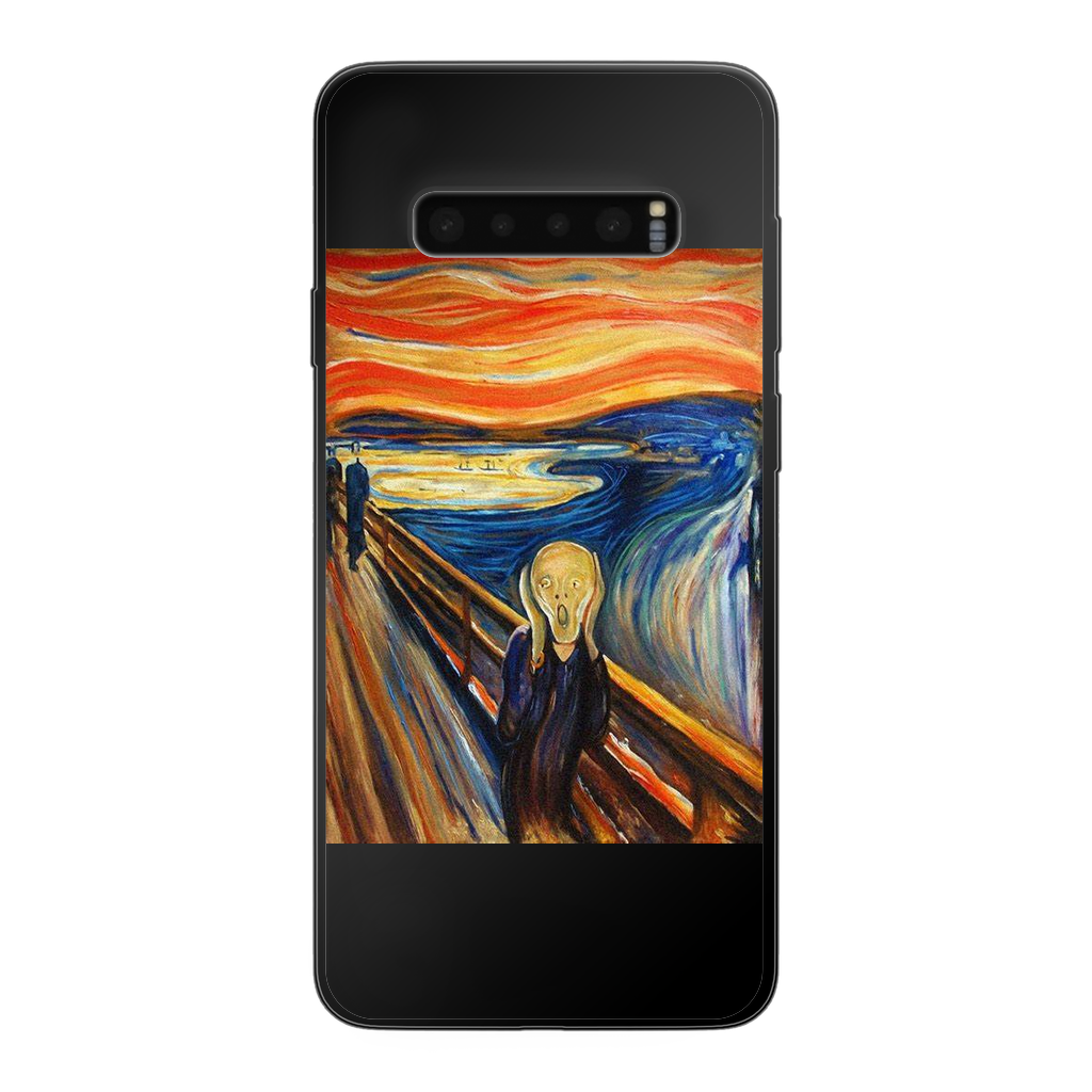 undefined Back Printed Black Soft Phone Case