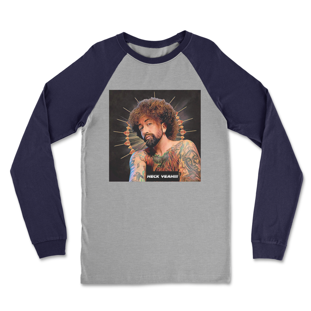 Heck Yeah Classic Raglan Long Sleeve Shirt