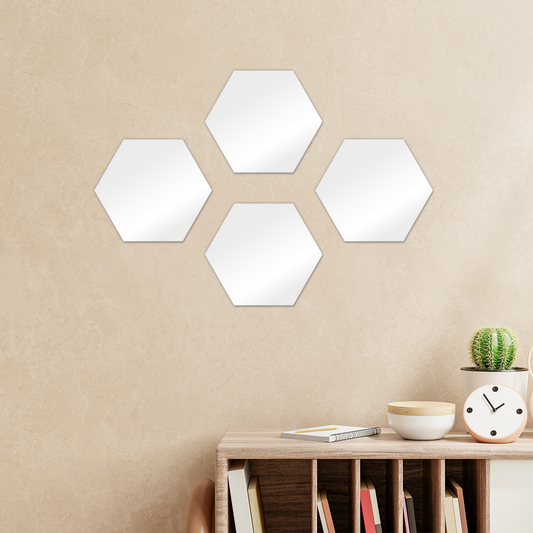 undefined Hexagon Wall Tiles Set of 4