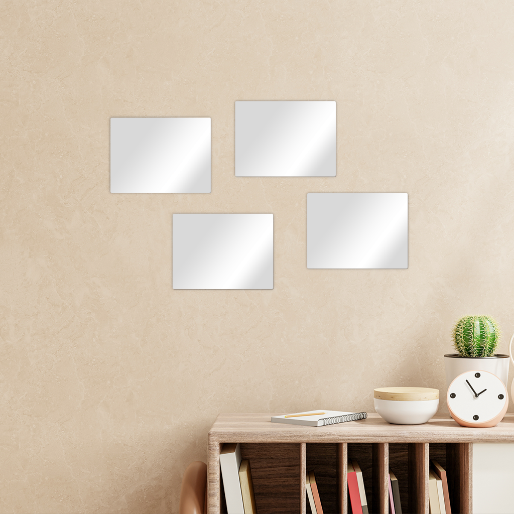 undefined Rectangle Wall Tiles Set of 4