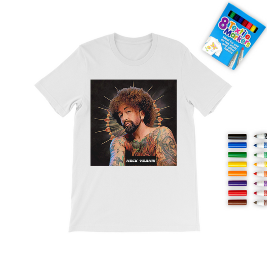 Heck Yeah Colouring T-Shirt