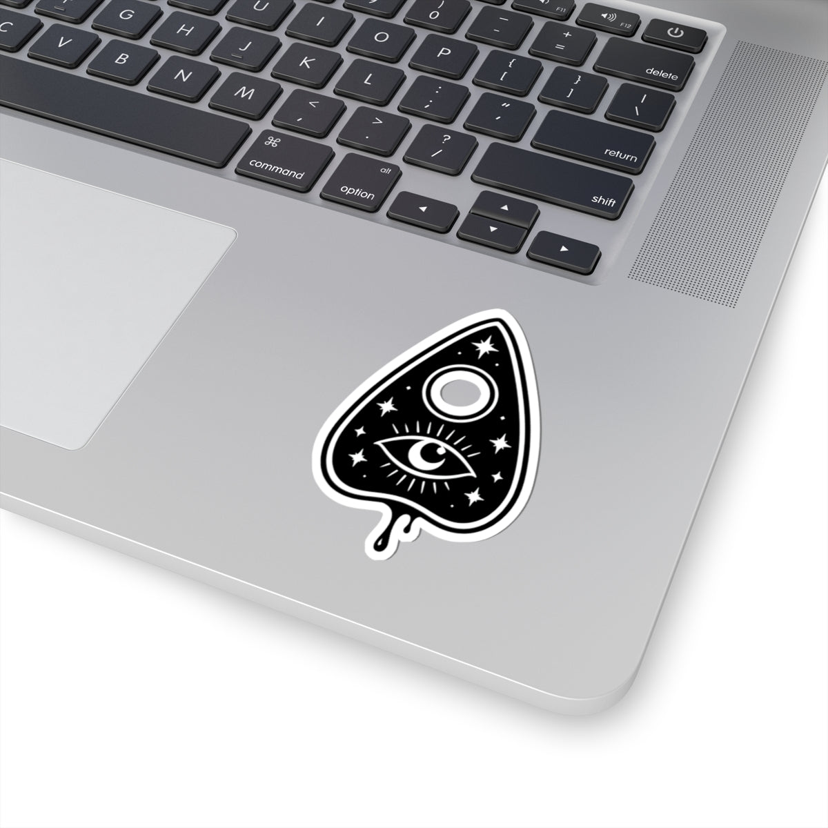 Occult Eye Planchette Sticker | Gothic Celestial Vinyl Decal | Mystic Third Eye Witchy Sticker | Tattoo Style Art