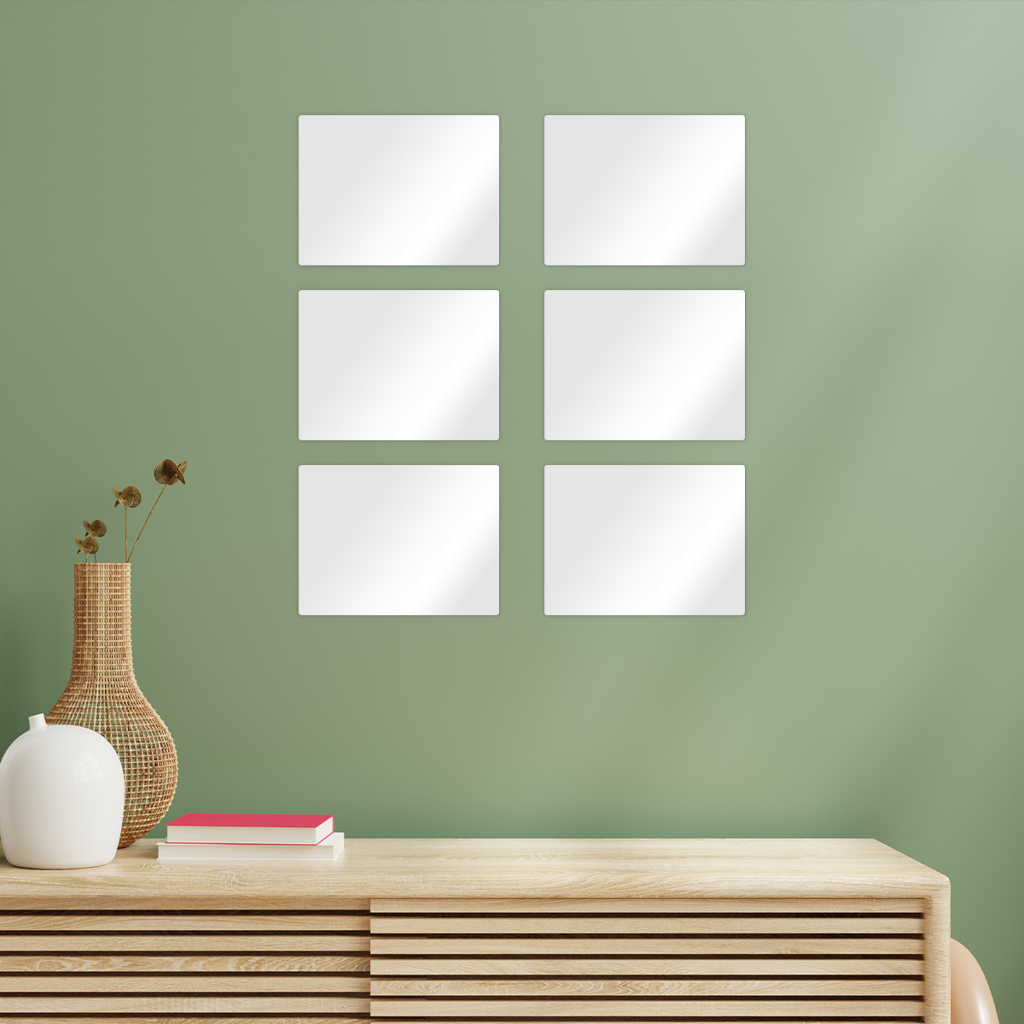 undefined Rectangle Wall Tiles Set of 6