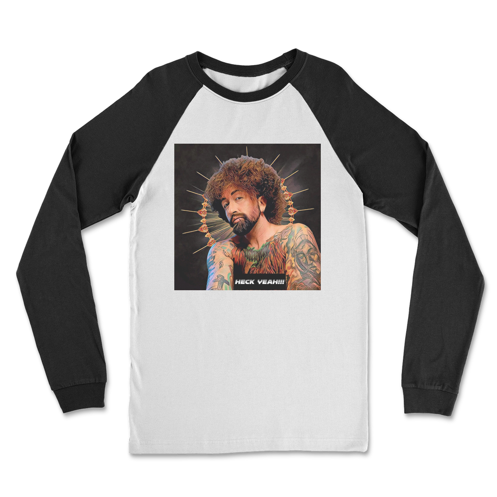 Heck Yeah Classic Raglan Long Sleeve Shirt