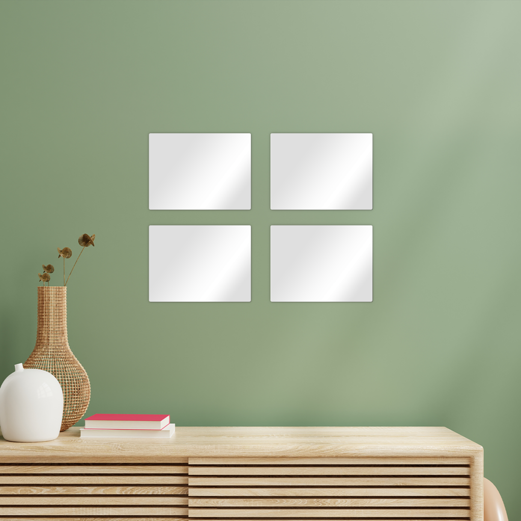 undefined Rectangle Wall Tiles Set of 4