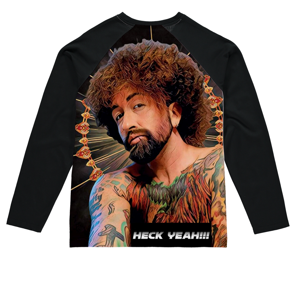 Heck Yeah Sublimation Baseball Long Sleeve T-Shirt