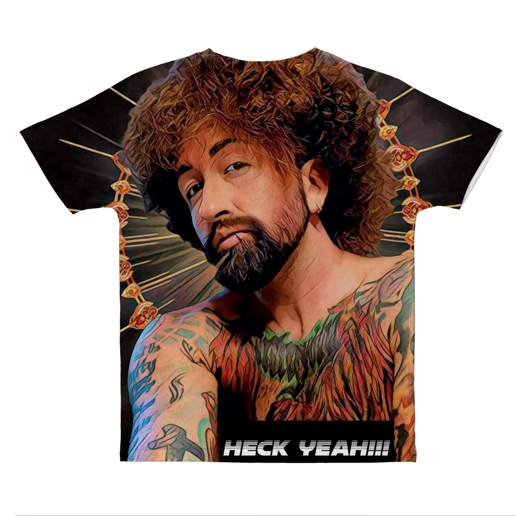 Heck Yeah Classic Sublimation Adult T-Shirt