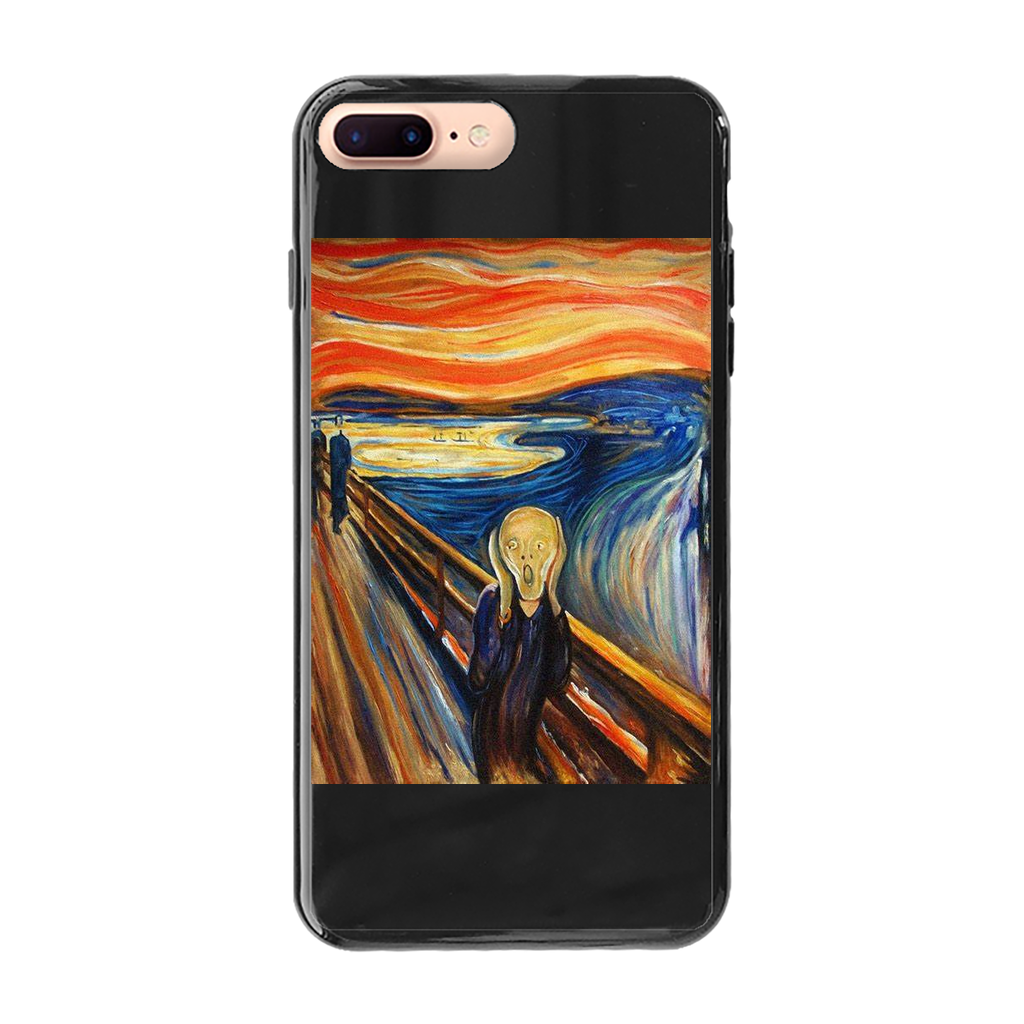 undefined Back Printed Black Soft Phone Case