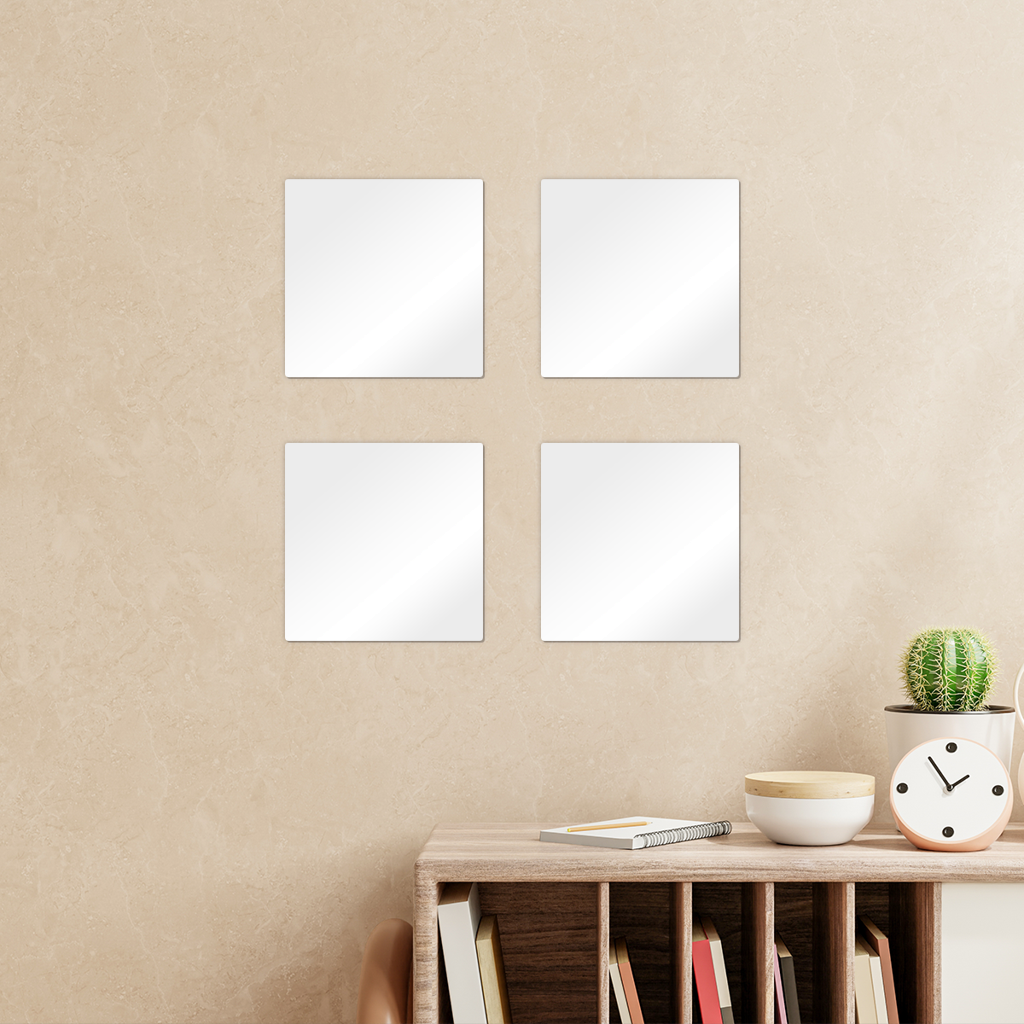 undefined Square Wall Tiles Set of 4