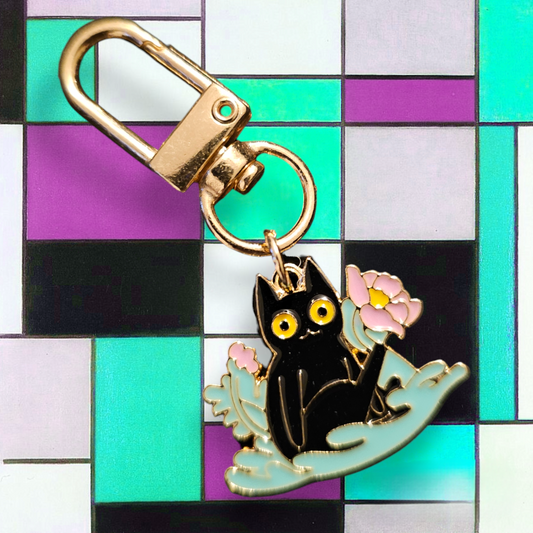 Cute Cat Keychain Handmade