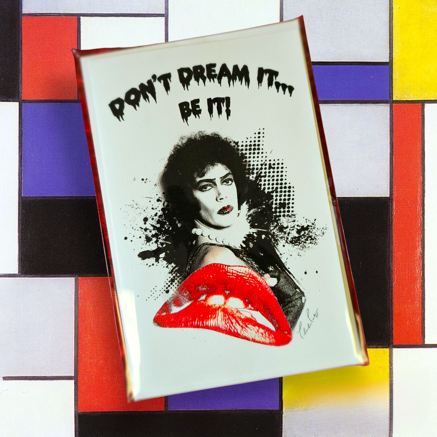 Rocky Horror Picture Show Don't Dream It Be It Handmade Greeting Card