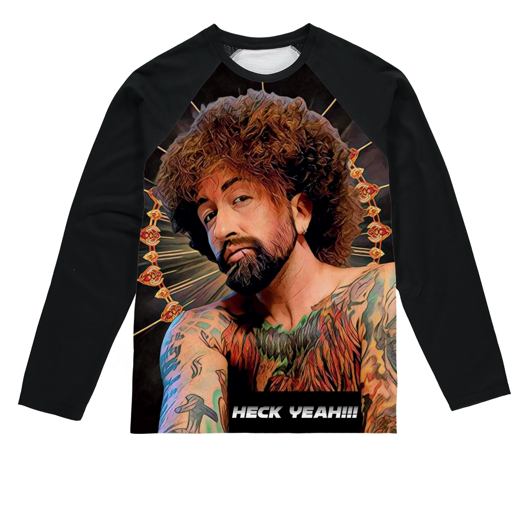 Heck Yeah Sublimation Baseball Long Sleeve T-Shirt