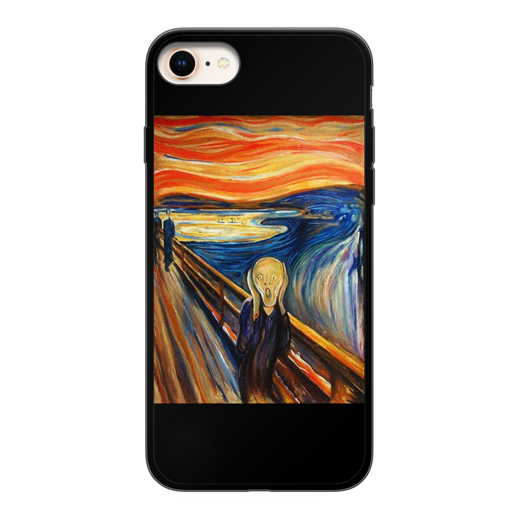 undefined Back Printed Black Soft Phone Case