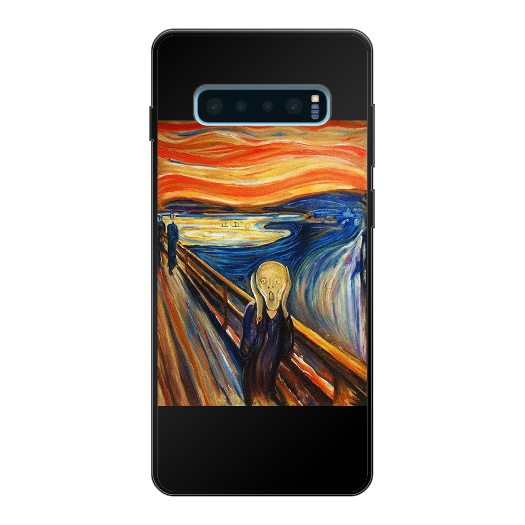 undefined Back Printed Black Soft Phone Case