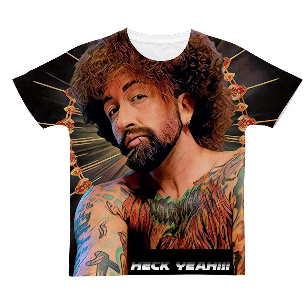 Heck Yeah Classic Sublimation Adult T-Shirt