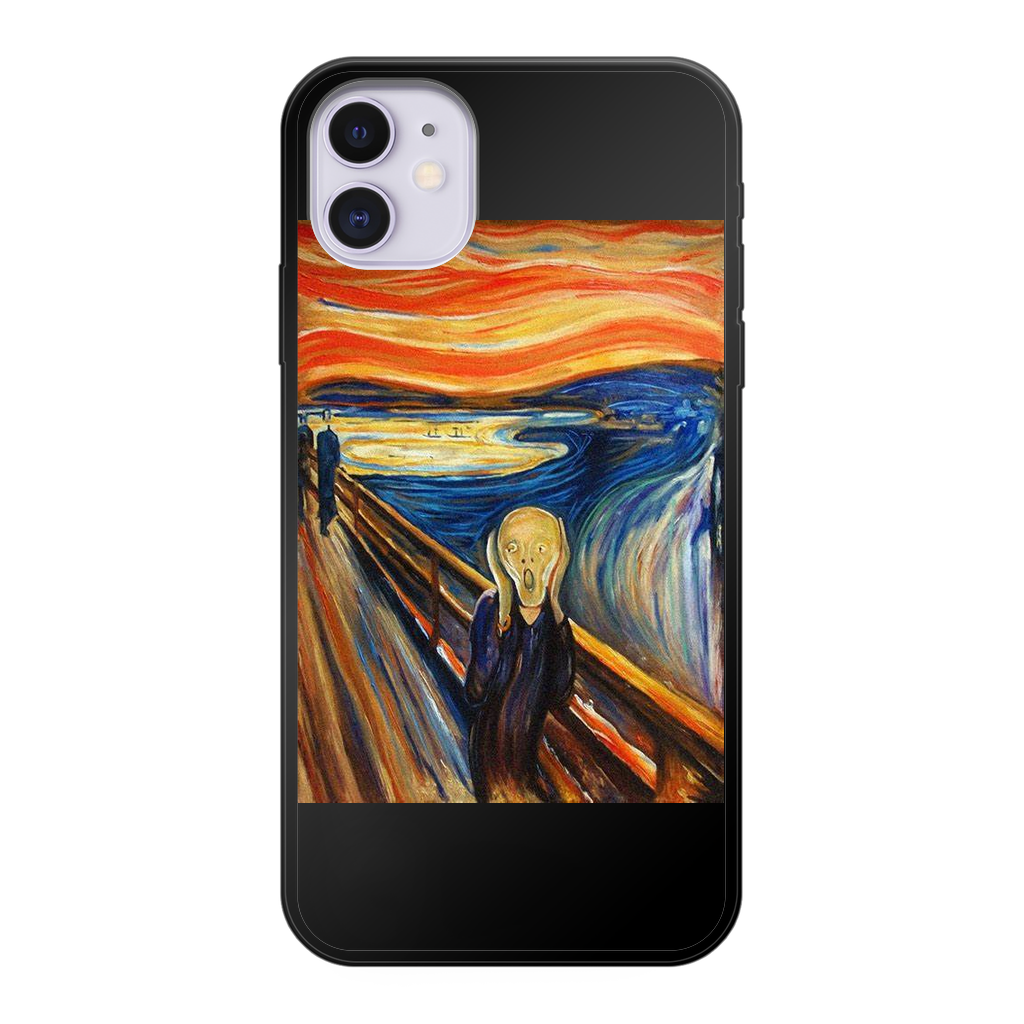 undefined Back Printed Black Soft Phone Case