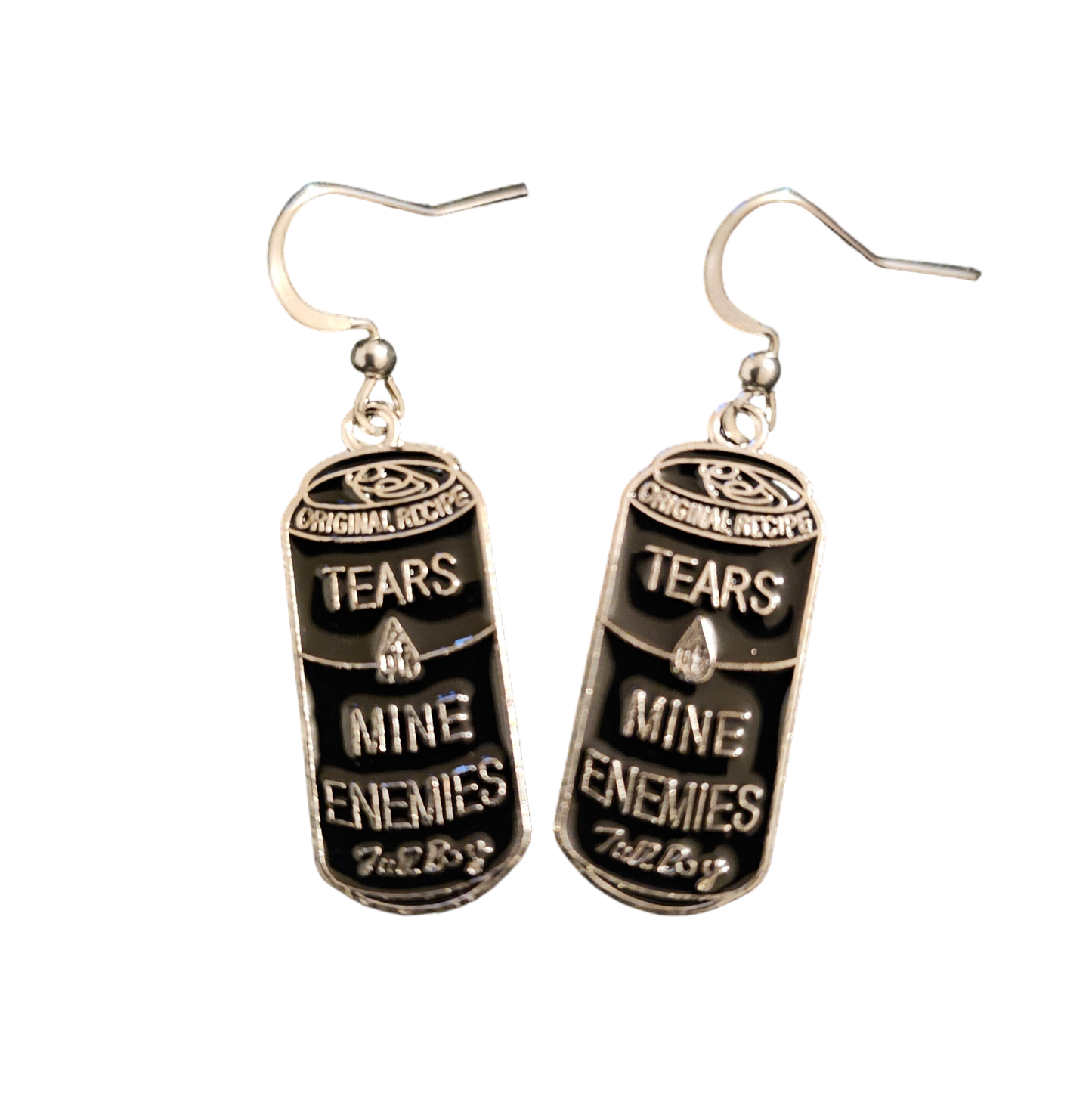 Tears Of Mine Enemies Novelty Earrings Handmade