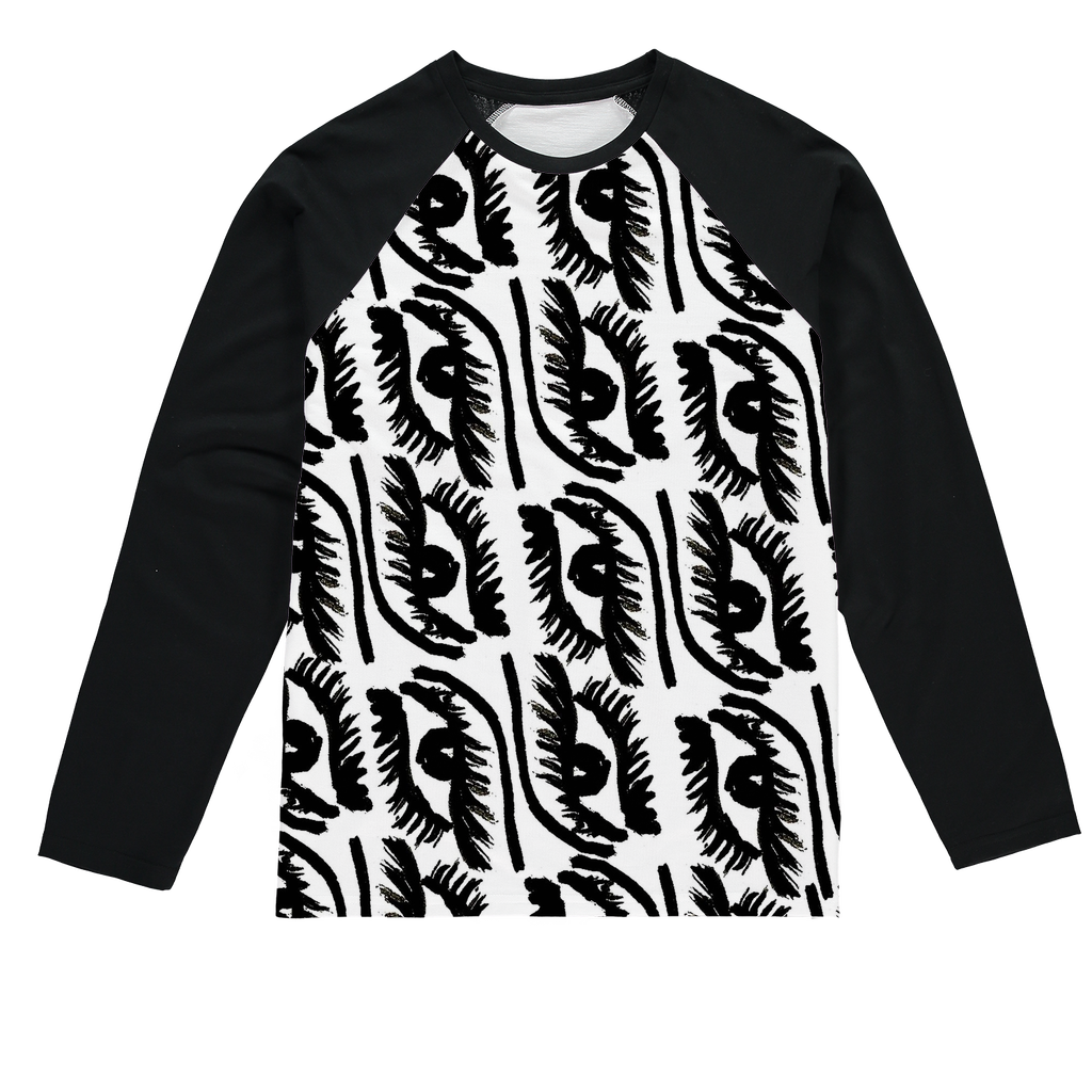 Eye See You Sublimation Baseball Long Sleeve T-Shirt