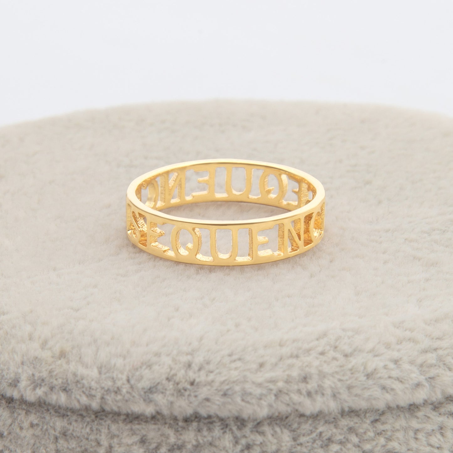 Custom Personalized Roman Numeral Ring