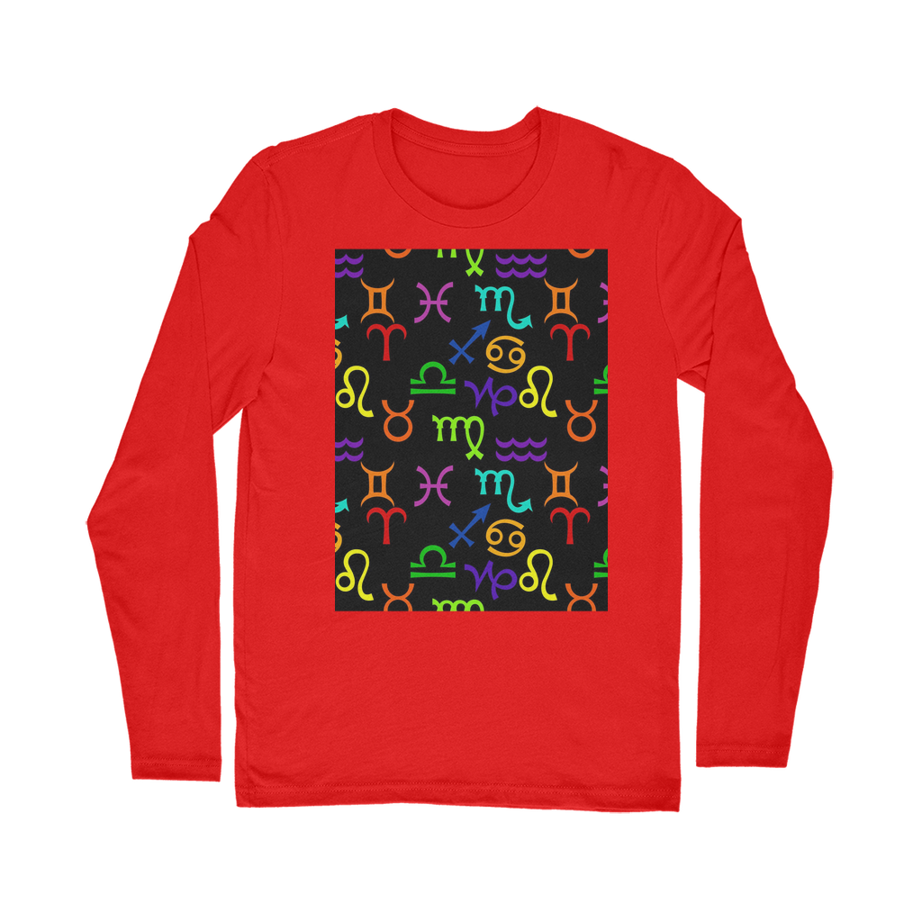 Colorful Zodiac Classic Long Sleeve T-Shirt