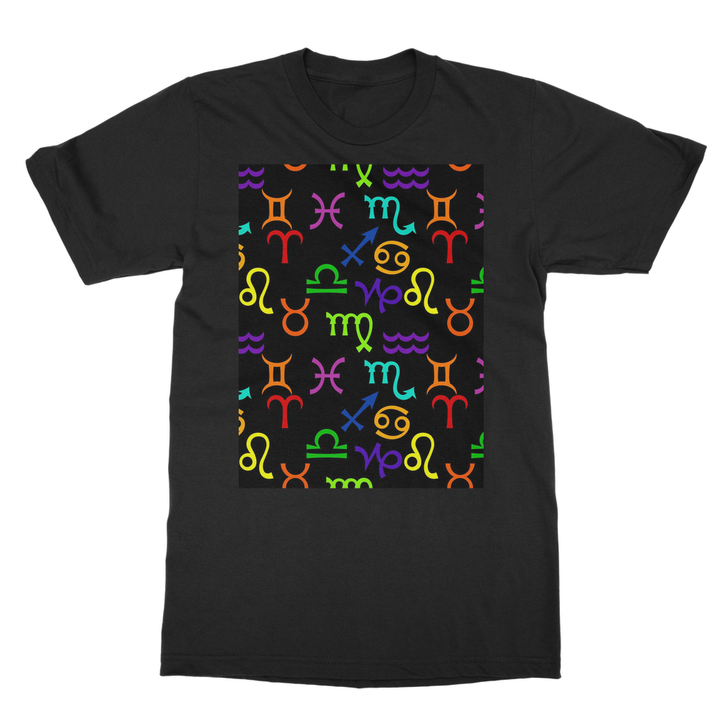 Colorful Zodiac Classic Adult T-Shirt