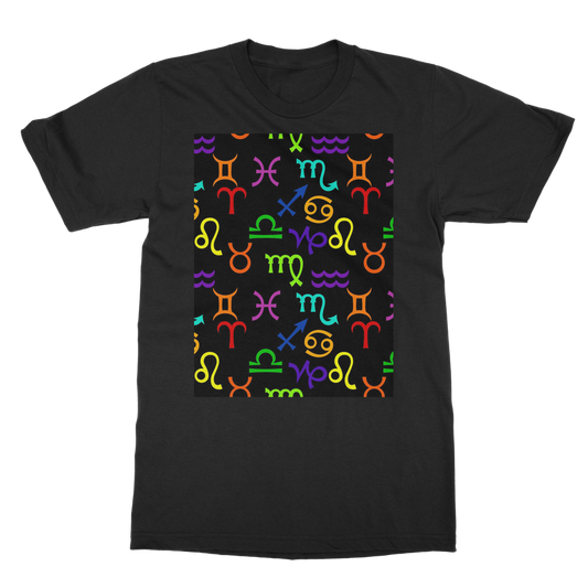 Colorful Zodiac Classic Adult T-Shirt