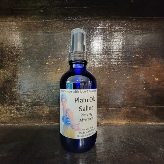 Plain Old Saline - Piercing Aftercare Spray - Saline Solution