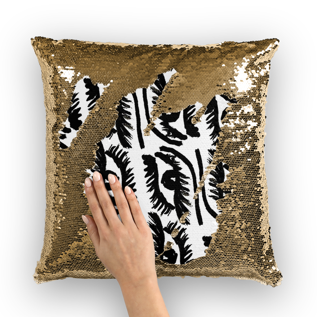 Eye See You Sequin Cushion Cover