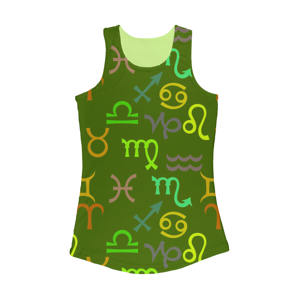 Colorful Zodiac Women Performance Tank Top