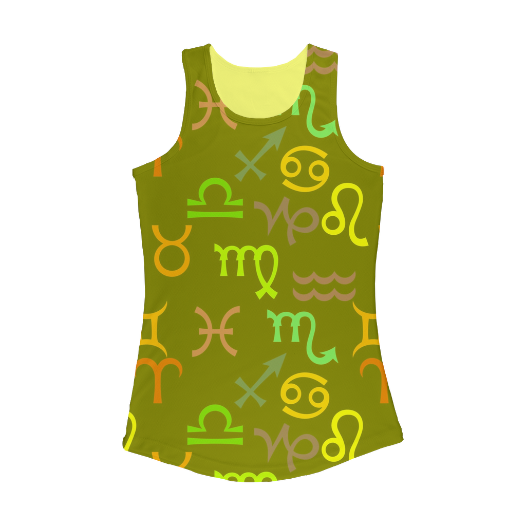 Colorful Zodiac Women Performance Tank Top