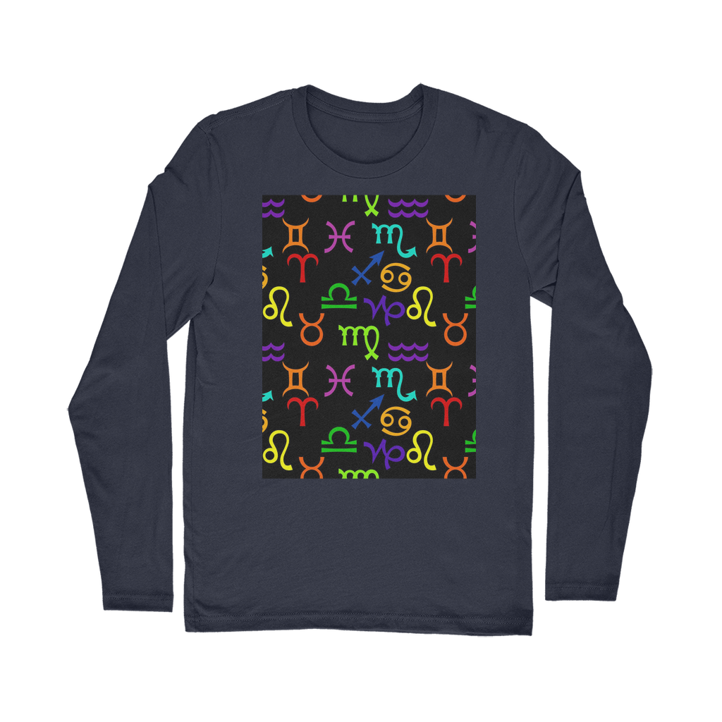 Colorful Zodiac Classic Long Sleeve T-Shirt