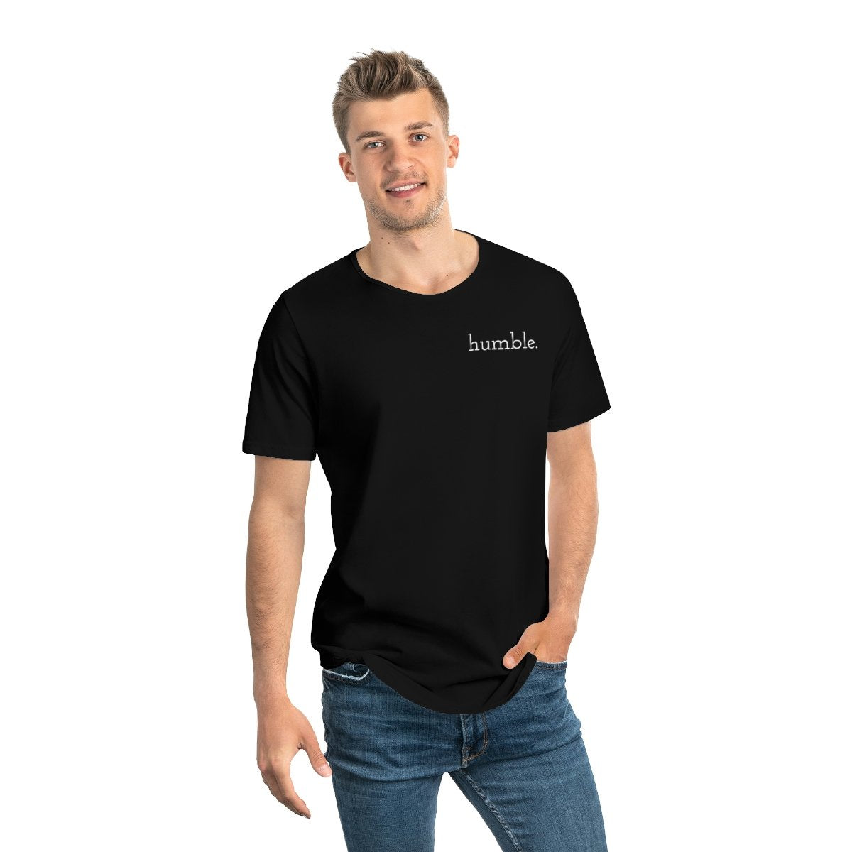 Humble Men's Jersey Curved Hem Tee