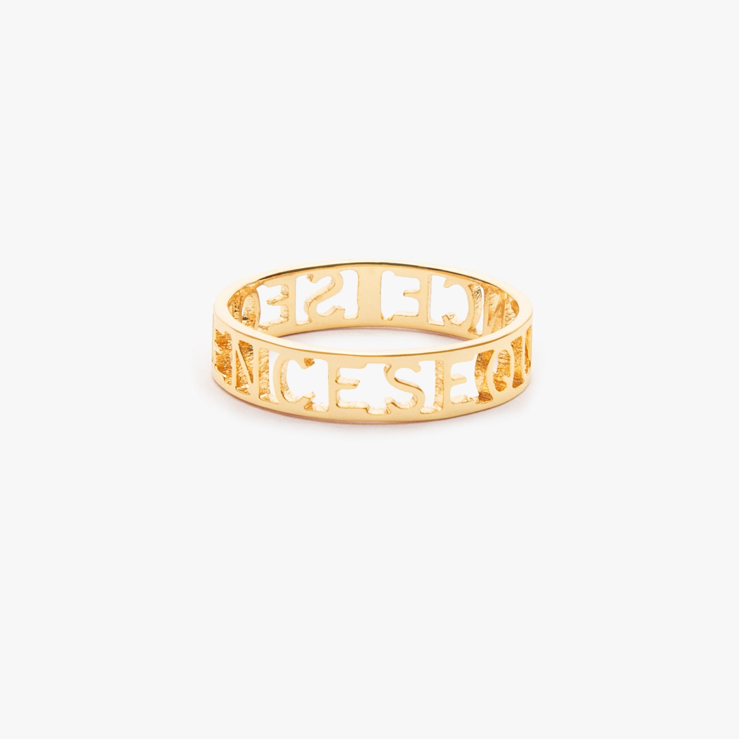 Custom Personalized Roman Numeral Ring