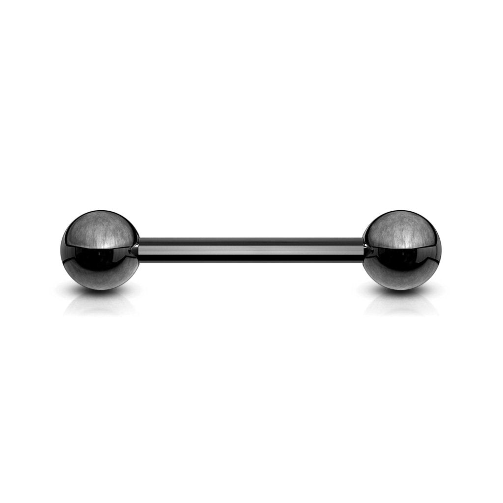 Titanium IP Barbell Over 316L Stainless Steel - 14g - 14mm-16mm