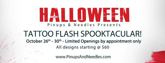 Tattoo Flash Spooktacular 2022 - October 26th-30th