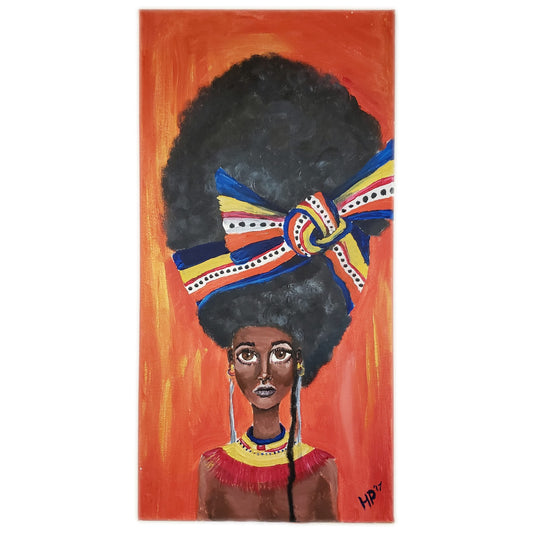 Nzuri - Acrylic Painting 12x24