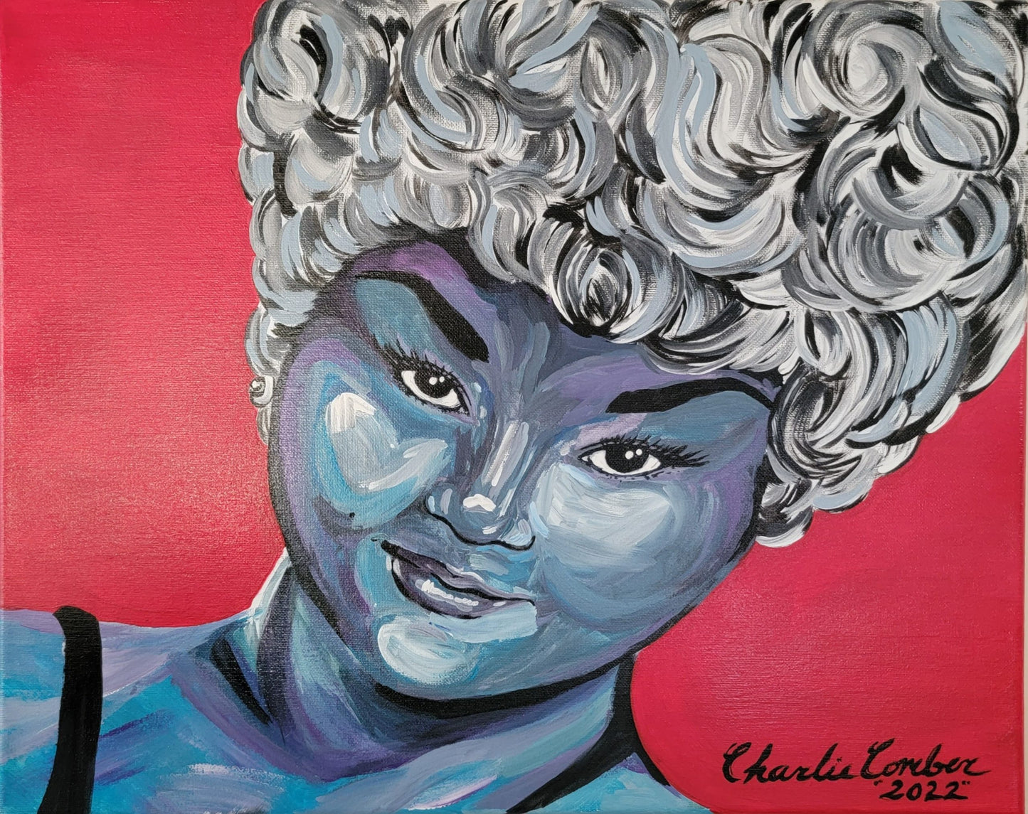 Etta James - The Woman In Red Painting
