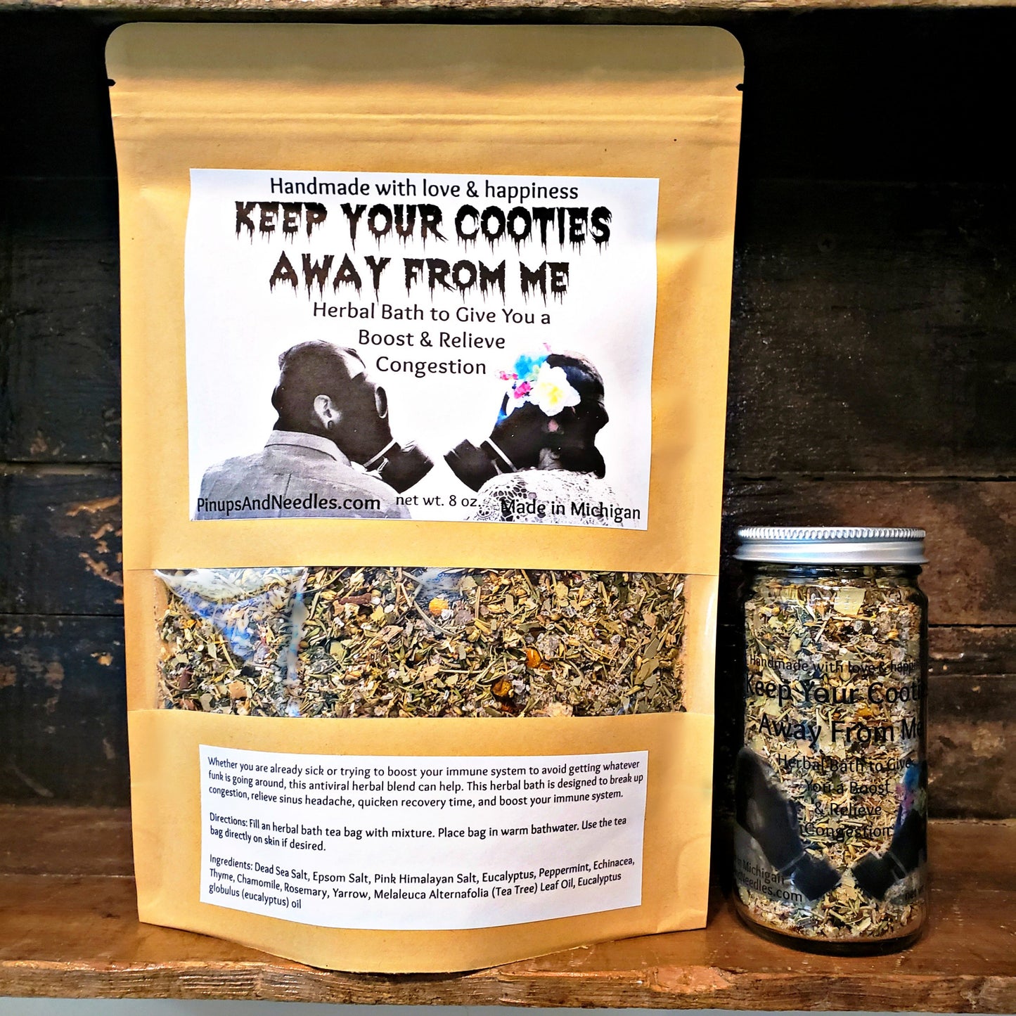 Keep Your Cooties Away From Me Herbal Bath to Give You a Boost & Relieve Congestion