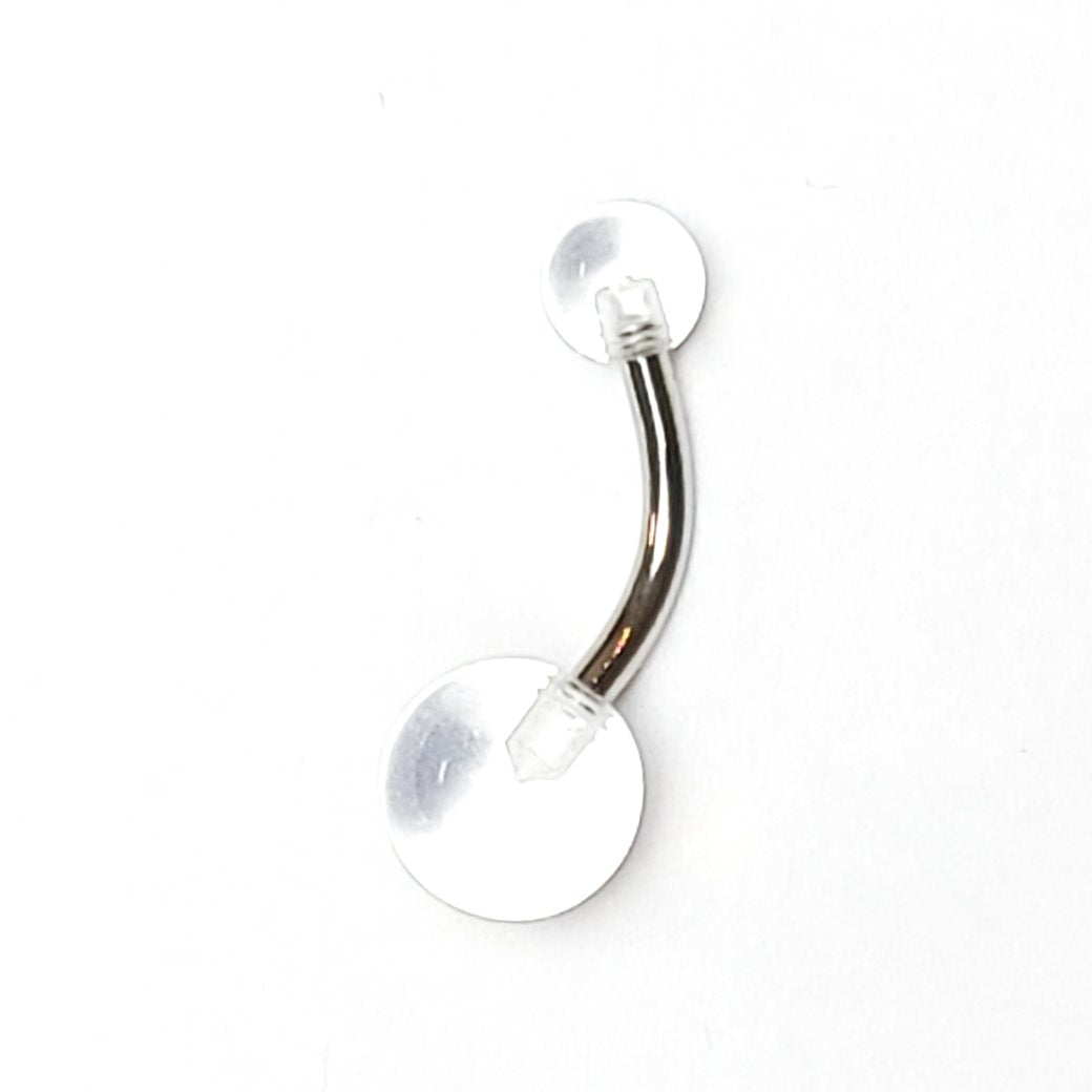 Navel Belly Button Bar - 14g - Bar 11.5mm - Piercing Jewelry - Surgical Grade Stainless Steel