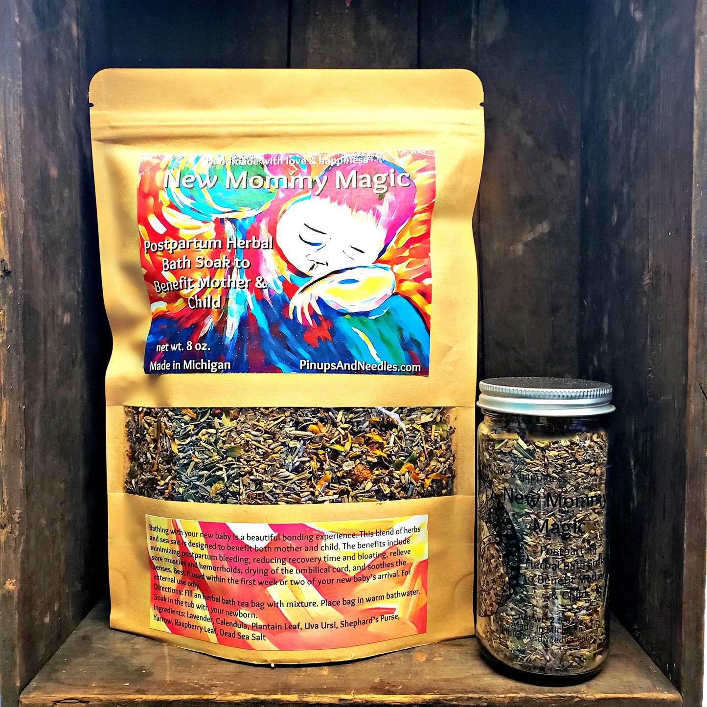 New Mommy Magic - Postpartum Herbal Bath Soak to Benefit Mother & Child