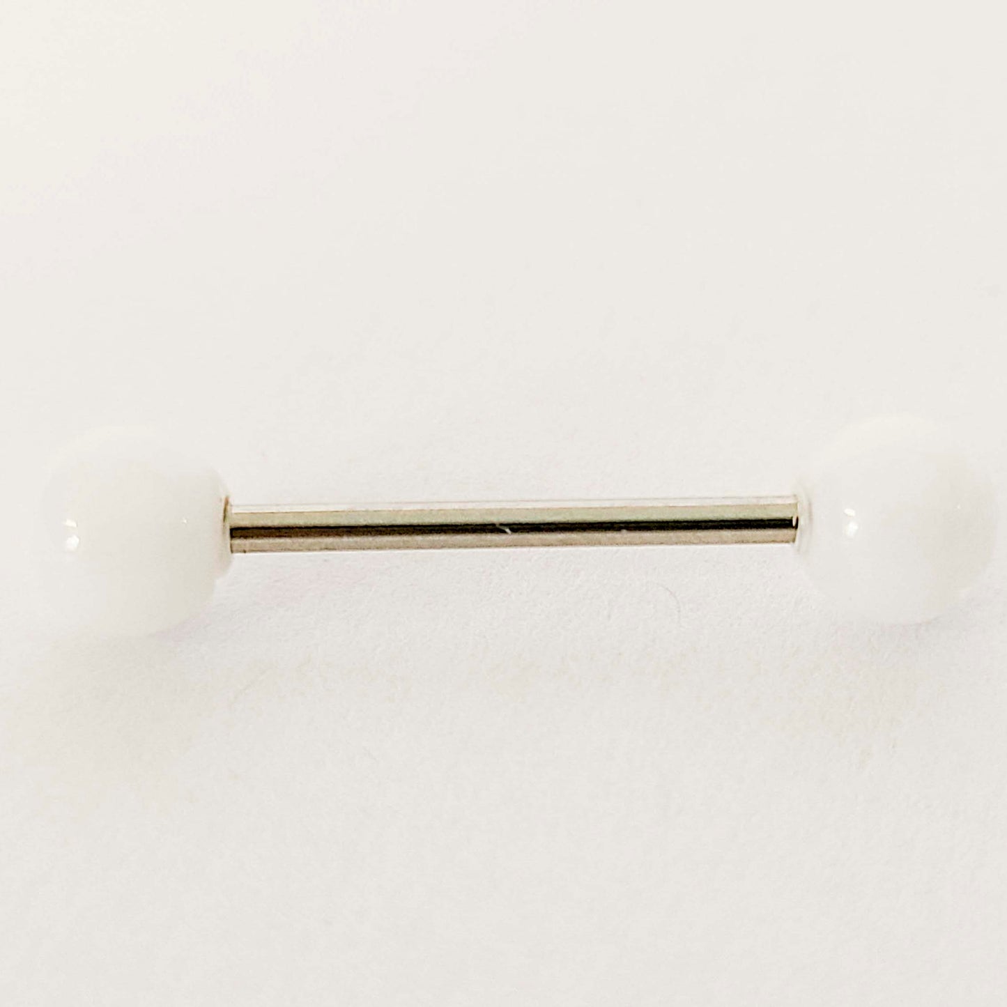 Tongue Barbell - 16g - Bar 15mm - Ball 6mm - Piercing Jewelry - Surgical Grade Stainless Steel