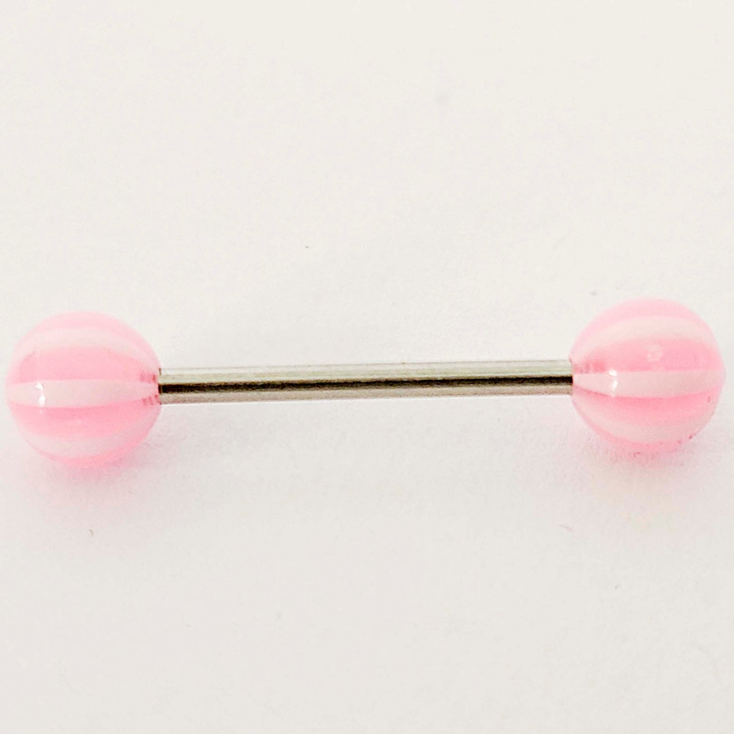 Tongue Barbell - 16g - Bar 15mm - Ball 6mm - Piercing Jewelry - Surgical Grade Stainless Steel