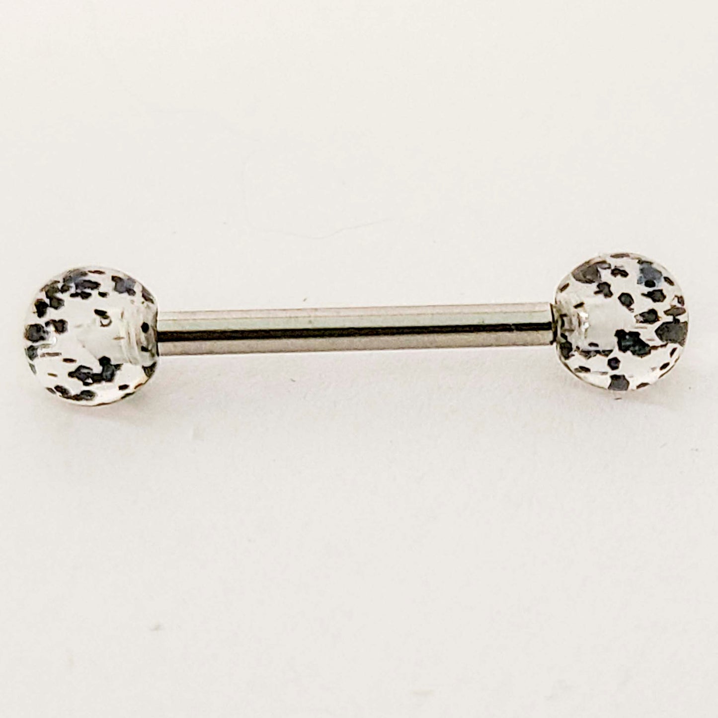 Nipple Barbell - 16g - Bar 14mm - Ball 5mm - Piercing Jewelry - Surgical Grade Stainless Steel