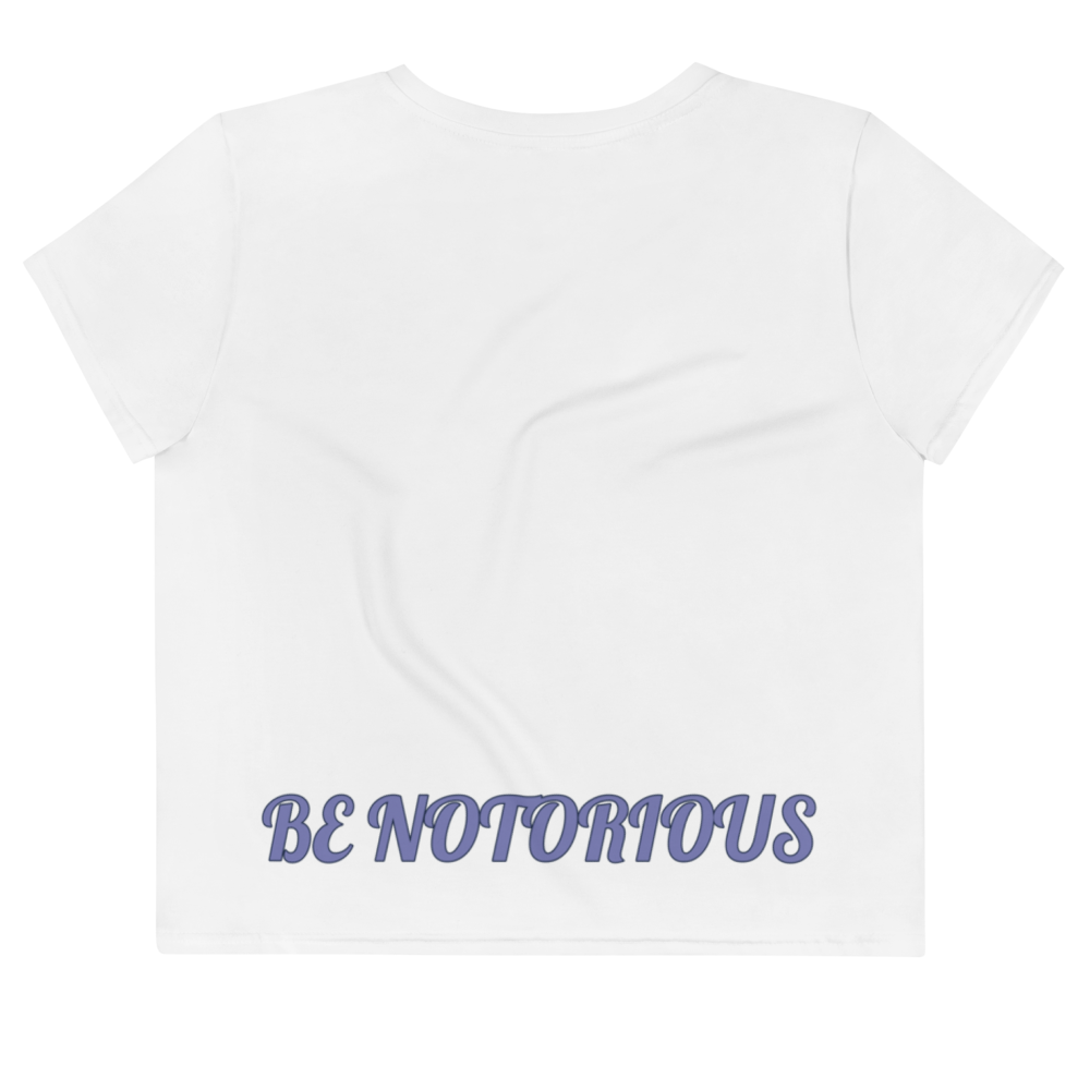 Ruth Bader Ginsburg Be Notorious All-Over Print Crop Tee